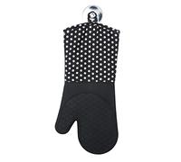 Wenko Manoplas de Silicona Negro, 2 uds. - 1 par, Algodón, 18.5 x 37.5 cm, Negro