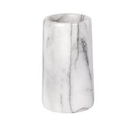 Wenko Onyx Vaso para Cepillos de Dientes, Mármol, Blanco, 7x7x12.5 cm