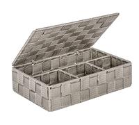 Wenko Organizador de Polipropileno, Marrón, 26 x 17 x 7.5 cm