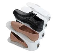 WENKO Organizadores para Zapatos 4 Piezas Blanco