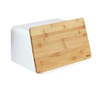 Wenko Panera con Tapa de bambú Kubo Blanco