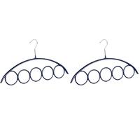 WENKO Percha para chales Olympia, Metal Cromado, 42 x 23 x 1.5 cm, Cromo Brillante (Paquete de 2)