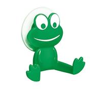 Wenko Perchero en Forma de Rana con Ventosa, PS, Verde 9,5 x 9,5 x 4 cm, 2284564