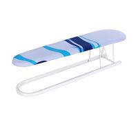 WENKO Planchamangas - Tabla para planchar mangas con funda decorativa, Metal, 52 x 14 x 12 cm, Blanco