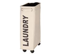 Wenko Pongotodo Corno Beige - Saco para la Ropa Sucia Capacidad: 43 l, Poliéster, 18.5 x 60 x 40 cm, Beige