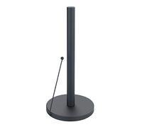 WENKO Portarrollos de cocina Clayton, accesorio de cocina, soporte independiente para todos los rollos de cocina comunes, ideal para la cocina, metal recubierto de polvo, medidas Ø 15 x 33 cm, negro