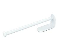 Wenko Portarrollos de cocina Nio, práctico soporte para rollos de cocina en aluminio, óptimo para fijar a azulejos o bajo armarios, dimensiones (An. x a x P): 27,5 x 4,5 x, 7 cm, blanco, 53215100
