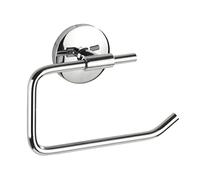 WENKO Portarrollos de papel higiénico Cuba - sin tapa, Cinc moldeado bajo presión, 13.5 x 9.5 x 4 cm, Cromo