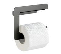 WENKO Portarrollos Montella Portarrollos de papel para atornillar, inoxidable Gris - Antracita