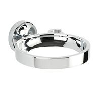 WENKO Power-Loc soporte para secador de pelo Arcole - Soporte para secador de pelo, fijar sin taladrar, Plástico (ABS), 13 x 5.8 x 15 cm, Cromo