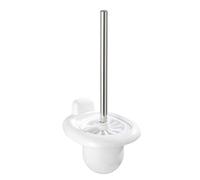 Wenko Pure - Escobillero de plástico, 15.5 x 36 x 16 cm, Color Blanco
