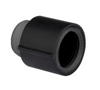 WENKO Regulador Watersaving, ajustable individualmente para ahorro de agua en la ducha, rosca universal interior y exterior de ½", ahorra entre 15%-60% de agua, plástico ABS resistente, negro