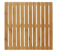 Wenko Rejilla para Ducha Indoor & Outdoor Bambú 50 x 50 cm