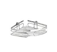 Wenko Rinconera Premium Acero INOX, Acero Inoxidable, 26.5 x 6.5 x 19 cm, Brillante