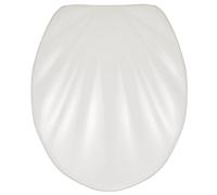 Wenko Seashell tapa de inodoro de cierre suave blanco 18442100