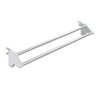 Wenko Secadora de radiador Extensible Twin, Secadora Robusta para Colgar en Puertas, radiadores, etc., Regulable sin escalonamientos, de Aluminio, (An x Al x Pr): 62-110 x 11,5 x 13 cm