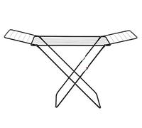 Tendedero de metal negro con 18 m de longitud champion