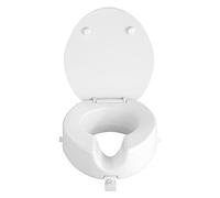 Wenko Secura - Asiento de Inodoro, de duroplástico, 41.5 x 19 x 44 cm, Color Blanco