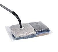 Wenko Sistema guardarropa de vacío 2 Unidades Juego de 2 Unidades Transparente