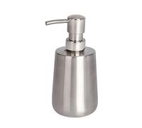Wenko Solid Dosificador Jabón 0.42 L, Acero Inoxidable, Plata, 9x8x16 cm