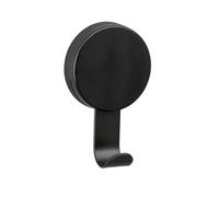 Wenko Static-Loc Plus Pavia - Juego de ganchos (2 unidades), Negro, 6 x 10 x 3,5 cm