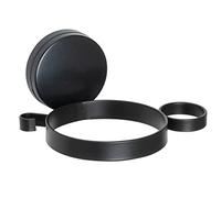 Wenko Static-Loc Plus Pavia, Soporte para secador de Pelo, fijación sin taladrar, Color Negro