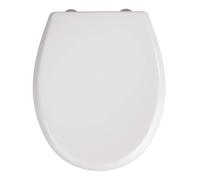 WENKO Tapa De Inodoro, Blanca, Con Cierre Suave, Duroplast /#82506800