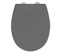 Wenko Tapa de WC Duroplast Vorno Neo, gris, Duroplástico, 0 x 46 x 39 cm
