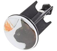WENKO Tapón para desagüe Pluggy Cat - Para todos los desagues usuales en el comercio, plástico, 3.9 x 6.5 x 3.9 cm, Multicolor