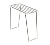 Wenko Tendedero Profi Single, 5.5 m Longitud de Secado, Acero Inoxidable, 87 x 79 x 39 cm, Color Plata Mate