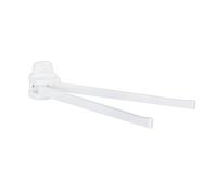 Wenko Toallero Pure con 2 Brazos móviles 2 Brazos Flexibles Blanco