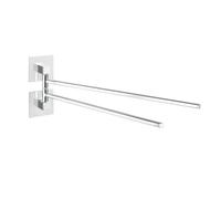 Wenko Turbo-Loc Quadro Ed. toallero plata 23852800