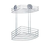 Wenko Turbo-Loc® rinconera 2 repisas Fijar sin taladrar Cromo