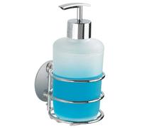 Wenko Turbo-Loc rund Stahl dispensador de jabón 250 ml plata 18777100
