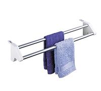 Wenko Twin - Secador de Ropa para radiadores, de Aluminio, 57 cm, Color Gris
