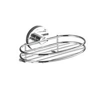 Wenko Vacuum-Loc jabonera Milazzo - Fijar sin taladrar, Acero, 16.5 x 4.5 x 12 cm, Cromo