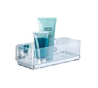 WENKO Vacuum-Loc repisa mural de acero fino Quadro, Acero inoxidable, 25.5 x 8.5 x 14 cm, Brillante