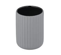 Wenko Vaso de dientes Belluno, gris, Cerámica, 1