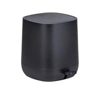 Wenko Vaso para Cepillo Pasta de Dientes Vilalba, Acero, Negro, 23.5 x 26 x 27.5 cm