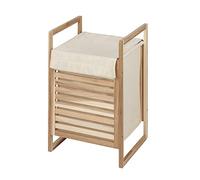 Wenko Vaso para Cepillo Pasta de Dientes Vilalba, Madera, marrón, 3 x 11.5 x 11.5 cm