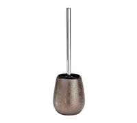 Wenko WC-Garnitur Marrakesh - Escobilla WC Cerámica, Ø 12,5 x 41 cm, Marrón