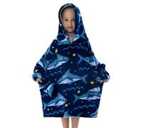 Wenlia Sherpa Hoodie Sudadera Manta para niñas y niños, Sudadera con Capucha Talla única, Elegante Manta usable con Bolsillos para niños de 2 a 6 años