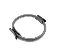 WENMEE Círculos de Yoga, aro de Pilates con Doble Agarre, círculo mágico para Ejercicios corporales y Fisioterapia(Gray)