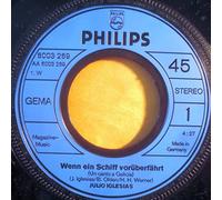 Wenn ein Schiff vorüber fährt / Manchmal möcht' ich dich fragen ("Vinyl Single 1972)(Philips Records 6003 269)