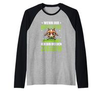Wenn Ihr Mich Sucht Ich Bin Bei Den Ziegen Cabra Cabras Camiseta Manga Raglan