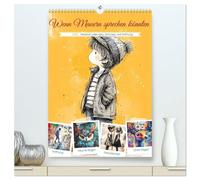 Wenn Mauern sprechen könnten (hochwertiger Premium Wandkalender 2026 DIN A2 hoch), Kunstdruck in Hochglanz: Zwischen Graffiti und Paste-Up, zwischen ... von Liebe, Wut, Verlust und Träumen.