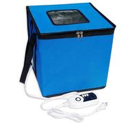 WENNEWU 2025 Nueva Caja De FermentacióN De Masa, Caja De FermentacióN De Pan, Plegable, Reutilizable, con Control De Temperatura Y Calentador, para Hacer Pan, Yogur, ReposteríA,Blue a,35cm
