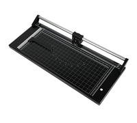 WENNEWU Cortadora De Papel, Cizalla Recta De CartóN De Alta Resistencia, con Regla Y Cuchillas De Repuesto, para Fotos, Cartulina Y Etiquetas (TamañOs A3, A4 Y A5),Negro,24 Inches(60cm)