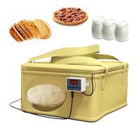 WENNEWU Fermentador De Masa VersáTil para Hornear Y Fermentar, Fermentador Pan, Caja Prueba Masa, con Control Preciso De La Temperatura, para Hacer Pan, Yogurt, Natto Y JabóN Artesanal