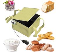 WENNEWU Fermentador De Pan, Caja De Prueba De Masa, Fermentador De Masa VersáTil, con Control Preciso Temperatura, para Hacer Pan, Yogurt, Natto, JabóN Hecho A Mano, para Hornear Y Fermentar
